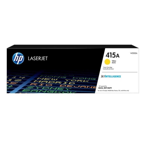 Toner HP Adaptable Jaune 415A Sans puce (W2032A)