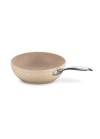 Moule à Wok KORKMAZ Granita 24 cm - Beige (A1273)