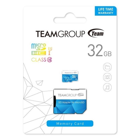 Carte Mémoire TEAMGROUP Color UHS-I 32GB (TCUSDH32GUHS40)