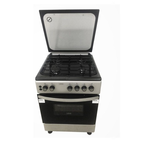 Cuisinière à Gaz SEG  4 Feux 60cm - Silver (FG6402MXZI)