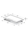 Plaque de Cuisson Focus 5 Feux 90 cm - Inox (F.4789X) Plaque de Cuisson Focus 5 Feux 90 cm - Inox (F.4789X)