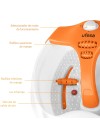 Hydro-Masseur pour Pieds UFESA - Blanc/Orange (BH5700)