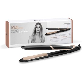 Lisseur de Cheveux BABYLISS - Céramique et Ionique - Noir (ST393E)