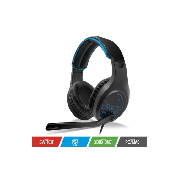 CASQUE SPIRIT OF GAMER ELITE H20 AVEC MICROPHONE - MULTIPLATEFORME/NOIR (MIC-EH20)