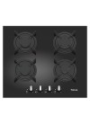 Focus Plaque de Cuisson 4 Feux - 60 Cm Vitro Noir - (F.409B)