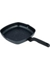 Poêle Grill Ornella KORKMAZ - 28 cm Carrée - Noir (A1120)