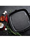 Poêle Grill Ornella KORKMAZ - 28 cm Carrée - Noir (A1120)