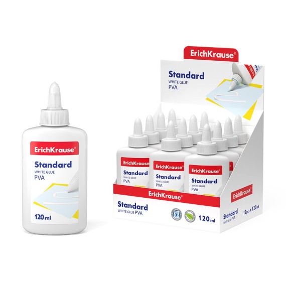 Colle PVA blanche ErichKrause® Standard - 120 ml (48724)