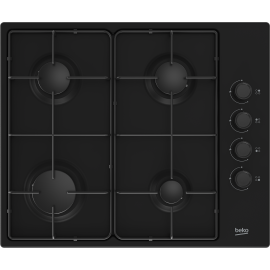 Plaque de Cuisson BEKO 4 Feux 60 cm - Noir (HIGG64123SBL)