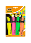 Pochette de 4 Surligneurs BIC Highlighter Flat - (461277)