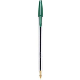 Pack de 50 Stylo à bille BIC Cristal Medium -Vert (070330129641)