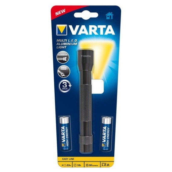 Torche VARTA Multi Led Aluminium 2AA (166271014)