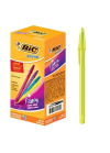 Pack de 12 Stylos à Bille BIC Cristal Fashion - Lime Green (939231)