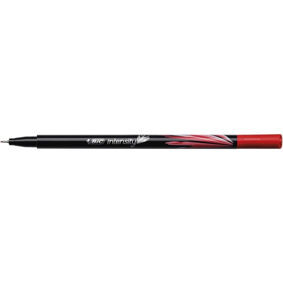 Stylo Feutre à Pointe Fine Bic Intensity 0.8 mm - Rouge (942084)