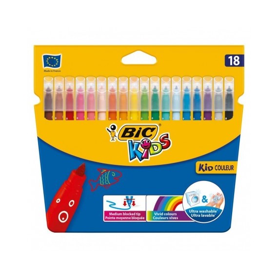 Feutres Coloriage Bic Kids - 18 (002734)