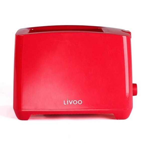 Grill Pain LIVOO 750 Watt - Rouge (DOD162R)