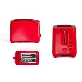 Grill Pain LIVOO 750 Watt - Rouge (DOD162R)