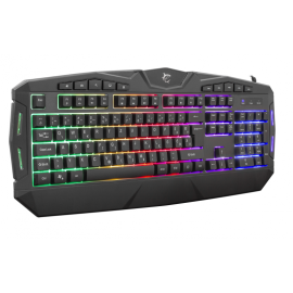 CLAVIER GAMING WHITE SHARK KIOWA GK-2021- RGB - Noir (GK-2021)