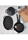 Sauteuse Korkmaz Gusto Plus 24 cm - Noir (A1354)