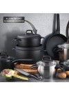 Sauteuse Korkmaz Gusto Plus 24 cm - Noir (A1354)