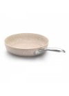 Poêle KORKMAZ Granita 24X4.7 cm Beige (A1855)