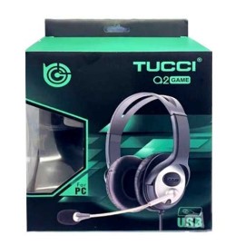 Micro Casque Filaire TUCCI Q2 - Noir (TCC-Q2)