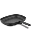 Poêle Grill KORKMAZ Rectangle - 35 cm Carrée - Noir (A1121)