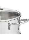 Couscoussier KORKMAZ - Perla 6,9 Litres - Inox (A1522)