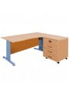 Bureau Opérateur Base +4T - 150 X 130 X 75 Cm  (BO008)