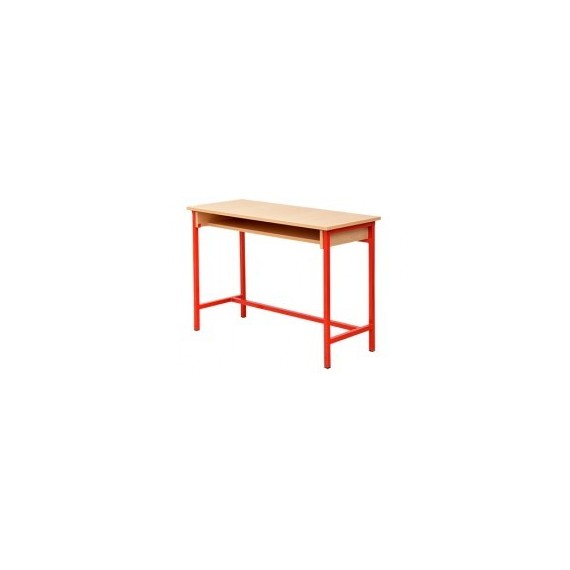 Table Écolier Biplace Avec Étagère En Bois 110x 45 X 75 prix tunisie