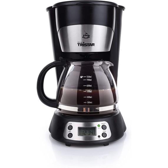 Cafetière Electrique TRISTAR - 700 Watt - 8 Tasses - Noir (CM-1235)