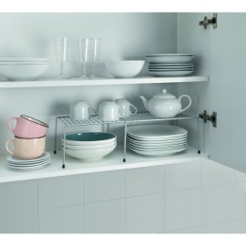 Etagère extensible METALTEX - 57x24x15 cm - Gris (36.43.00)