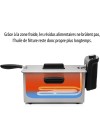 Friteuse TRISTAR - 2000 Watts - 3 Litres - Inox/Noir (FR-6946)
