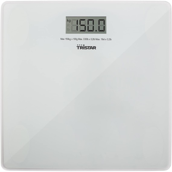 Pèse Personne TRISTAR Ultra Plat 150 KG - Blanc (WG-2419)