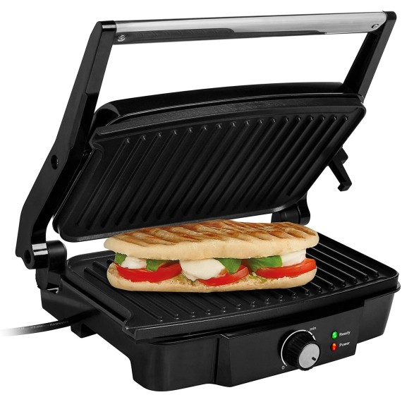 Machine à Panini et Grille-Viande TRISTAR - 1500 Watts - Noir (GR-2852)