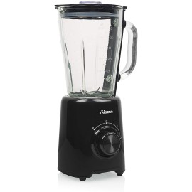 Blender TRISTAR 1,5 Litres - 4 Lames 500 Watts - Bol en Verre - Noir (BL-4477)