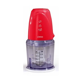 Hachoir électrique LIVOO Multifonction 0,5 L - 260Watt Rouge (DOP207R)