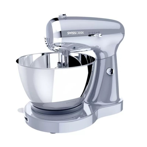 Robot Pétrin SWISSCOOK - Multifonctions 400 Watts - Gris (RP-8067) Robot Pétrin SWISSCOOK - Multifonctions 400 Watts - Gris (RP-8067)