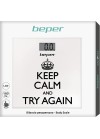 Pèse Personne BEPER Keep Calm 180 kg - Blanc (40.821)