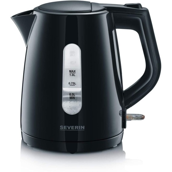 Bouilloire SEVERIN Sans Fil - 1000 Watts - 1 Litre - Noir (WK3410)