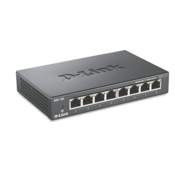 Switch D-LINK DGS-108E 8 PORTS 10/100/1000 MBPS - Noir prix tunisie