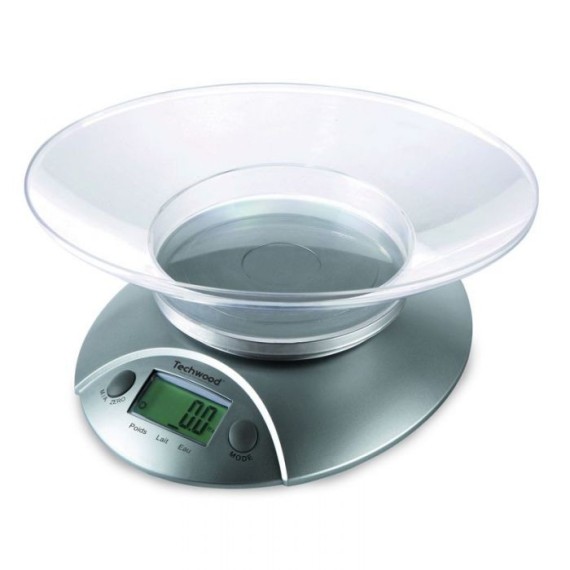 Balance de Cuisine TECHWOOD électronique 5 KG - Gris (TPA-560)