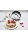 Moule à Gâteau ZENKER 26 Cm - Fonds Plat + 2 Motifs - Rose (7478)