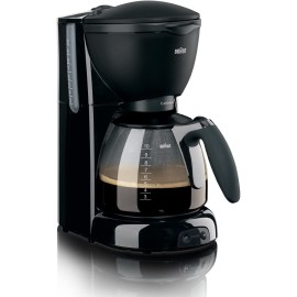 Cafetière BRAUN Pure Aroma Deluxe 1100 Watt - 10 Tasses - Noir (KF560/1)