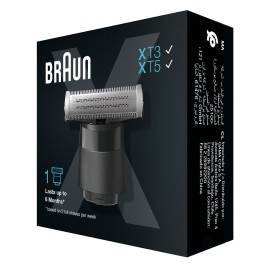 Lame de Rechange BRAUN Pour Rasoir-Tondeuse Serie X - Noir (XT10)