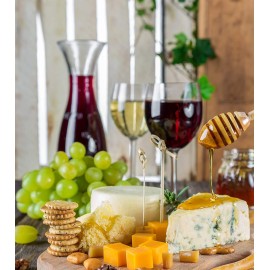 Plateau à Fromage LIVOO Pivotant - Bois (MEN28)