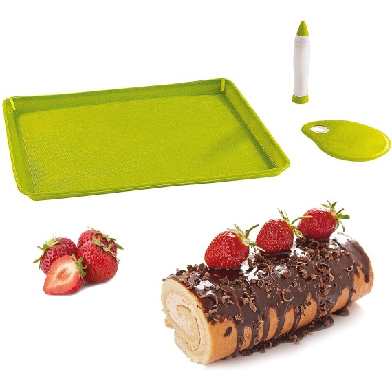 Set pour Gâteaux LIVOO - Roulés et Bûches (MEN297)