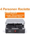 Appareil à Raclette LIVOO 4 Personnes 1200 Watts - Noir (DOC242)