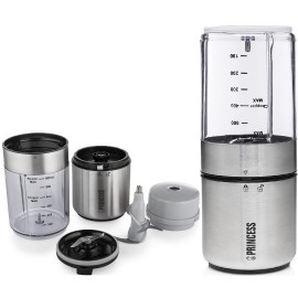 Mini Blender-Hachoir PRINCESS 0,5 Litres ‎350 Watts - Inox/Brossé