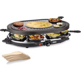 Appareil à Raclette PRINCESS 5en1 1200 Watts - Noir